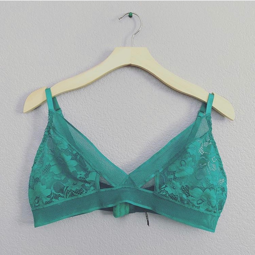 Teal Lace Bralette